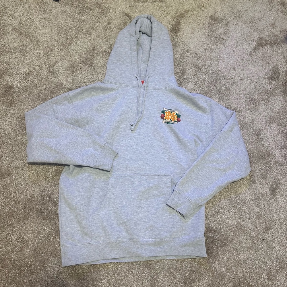 Nelk Boys Full Send Men’s Heather Grey Logo Graphic Hoodie